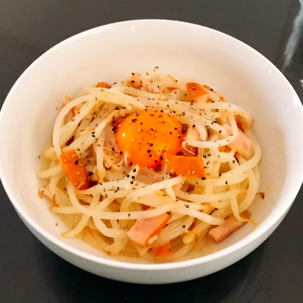 低カロリー レンジで もやしカルボナーラ レシピ 作り方 By らーママ 楽天レシピ